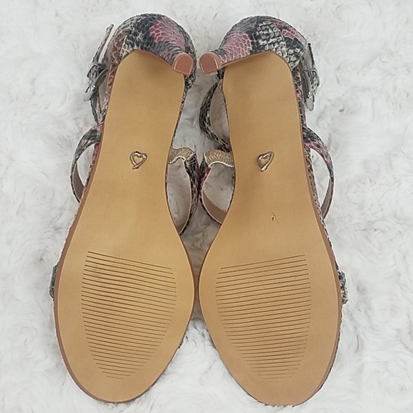 Thalia Sodi Pink/Tan Sandals Size 8.5 M - Picture 6 of 6